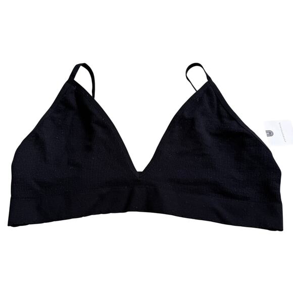 Anthropologie Other - Anthropologie Black Bralette L / XL NWT